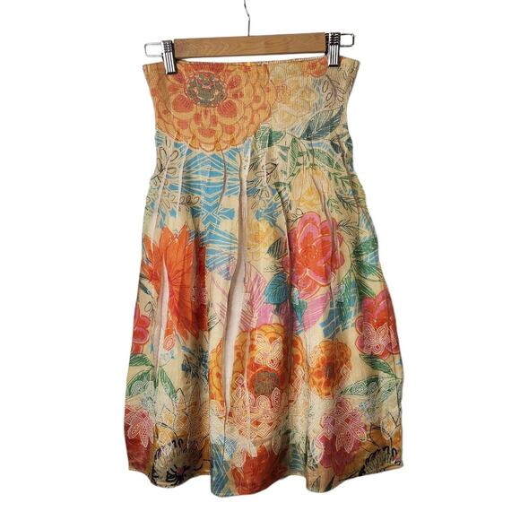 Lapis Girl Other - Lapis Girl Floral Multicolor Pleated Skirt Dress One Size